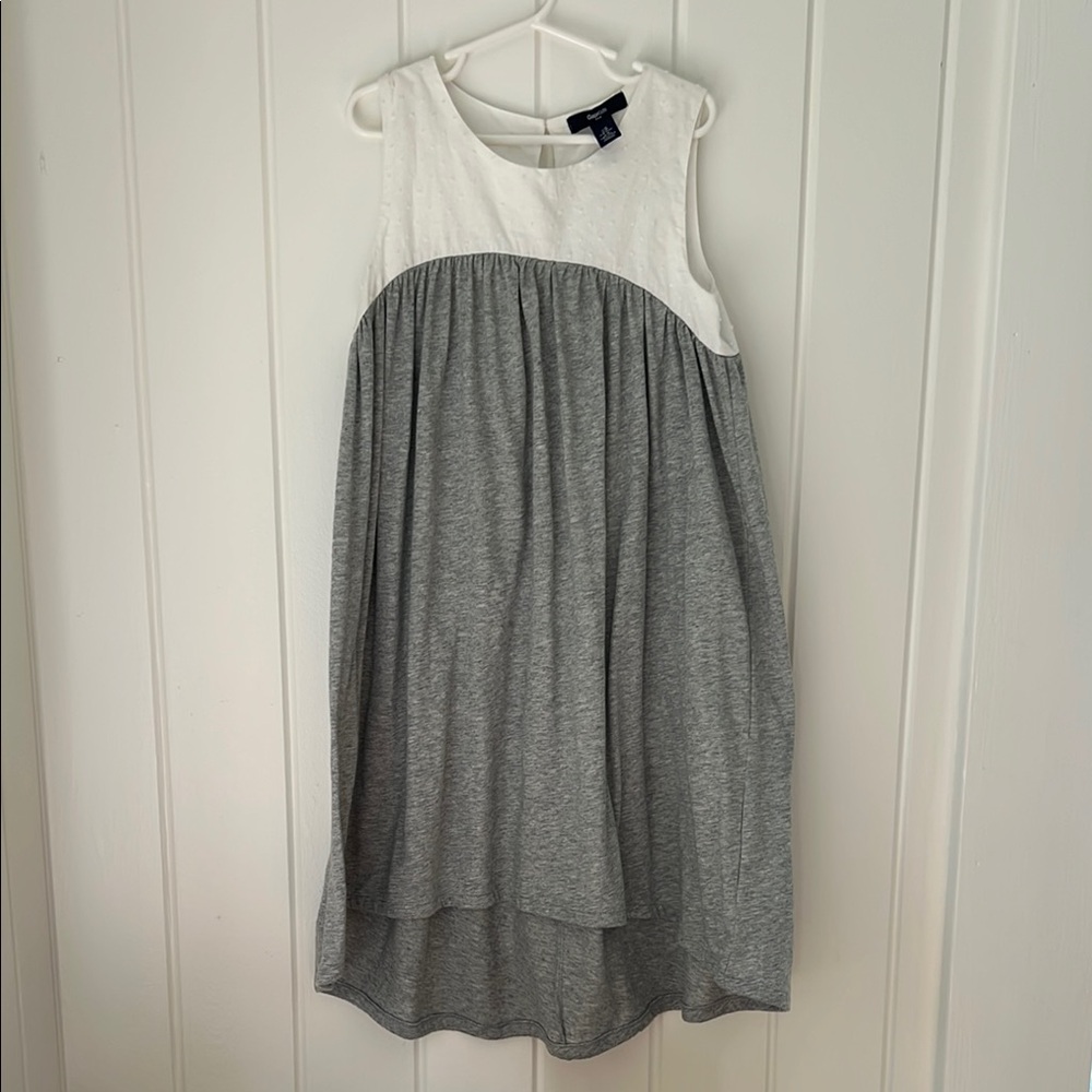 GAP Kids Casual Dress - Cream and Gray